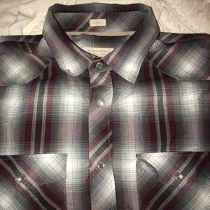Banana Republic long sleeve plaid shirt